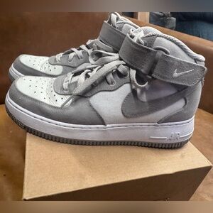 Nike Gray High-Top Sneakers